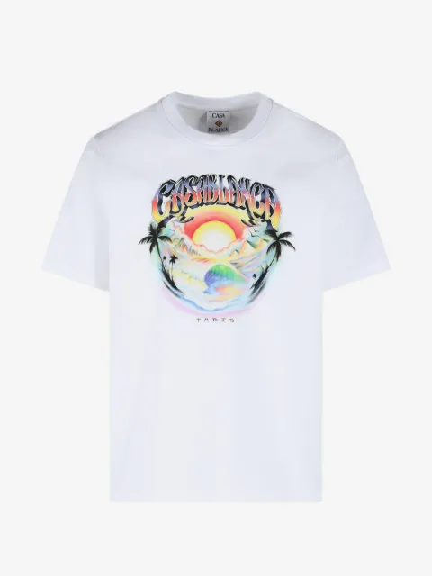 Casablanca playera con logo estampado