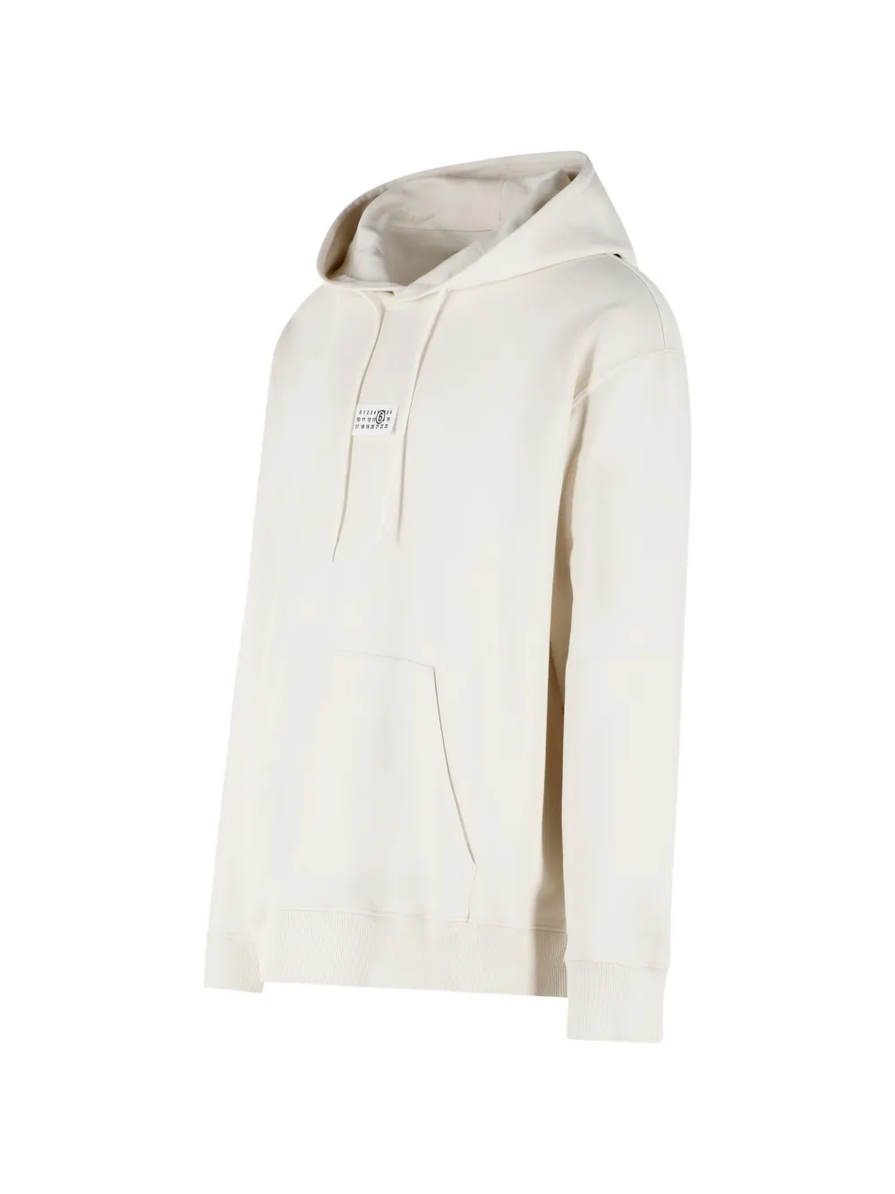 MM6 Maison Margiela Numeric hoodie met logopatch Wit