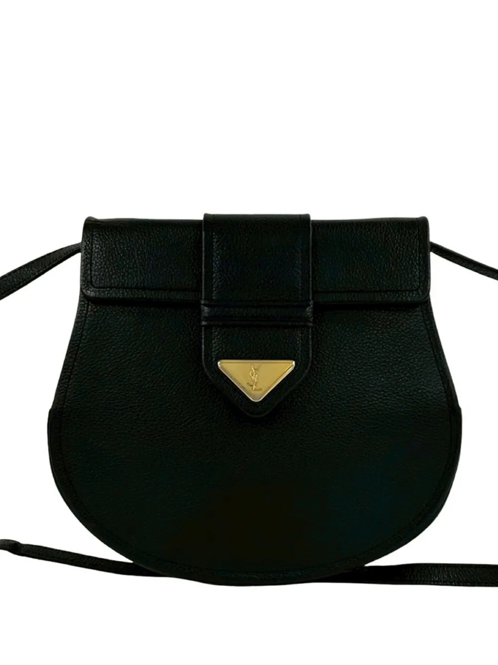 Saint Laurent Pre-Owned Borsa a tracolla in pelle XX secolo - Nero