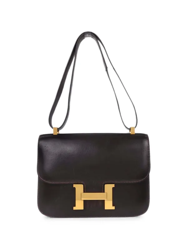 Hermès Pre-owned 1985 Constance 23 Shoulder Bag in Brown