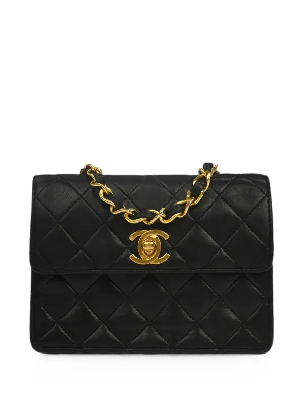 CHANEL Pre-Owned 1990s マトラッセ ショルダーバッグ | ブラック