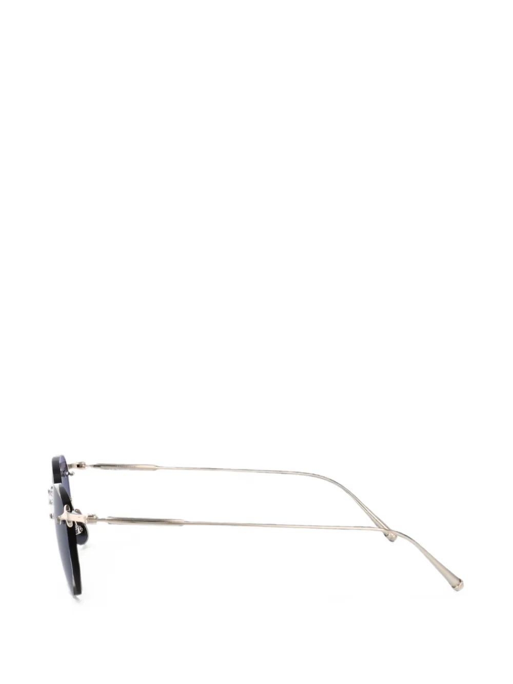 Matsuda M5006 zonnebril met geometrisch montuur Zilver