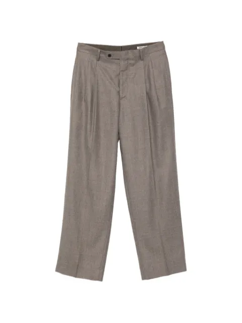 Auralee pleated wool trousers