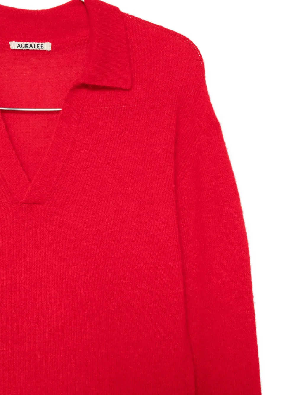 Auralee Baby Suri gebreide trui Rood
