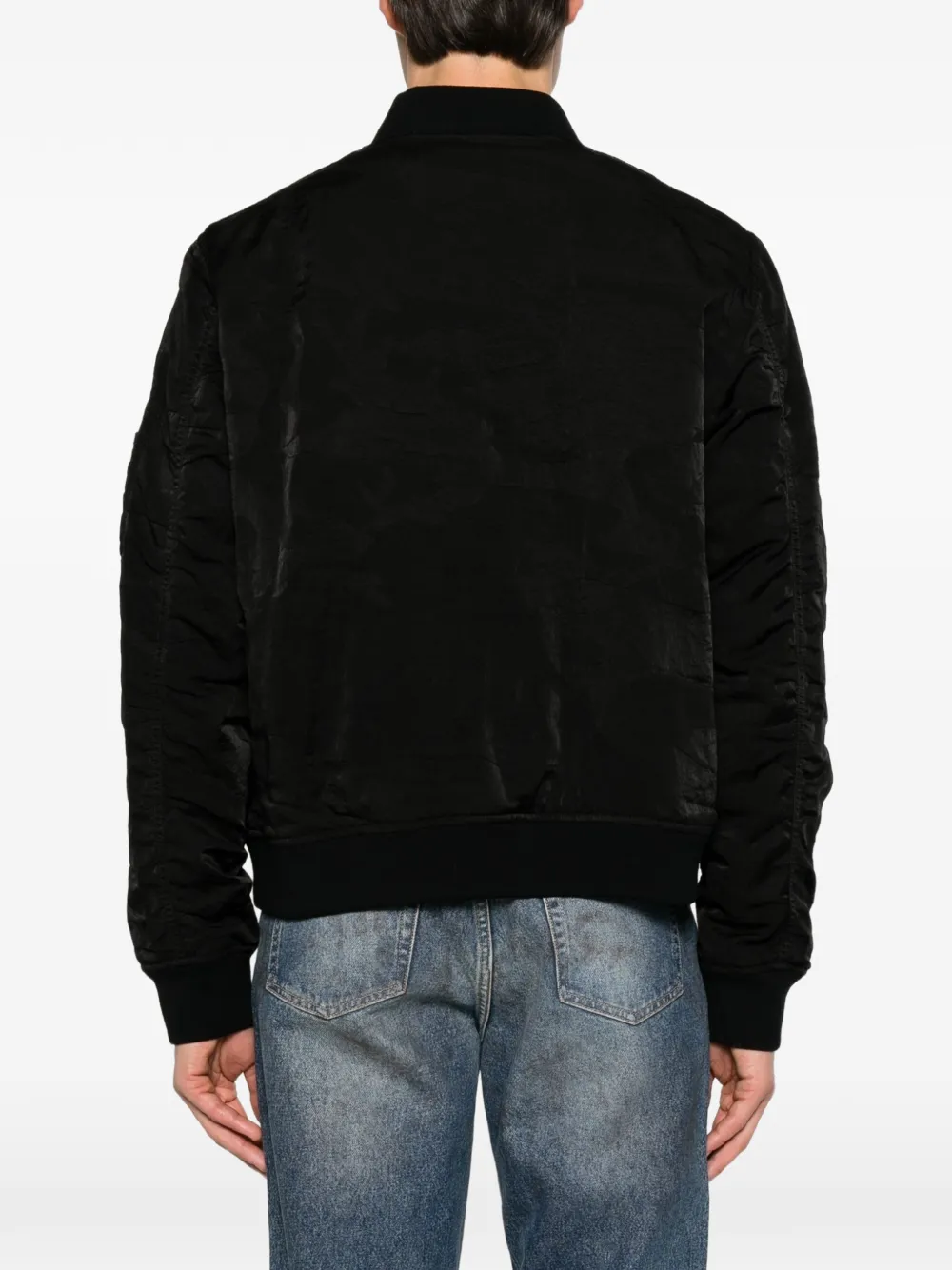 FENDI Bomberjack met logoband Zwart