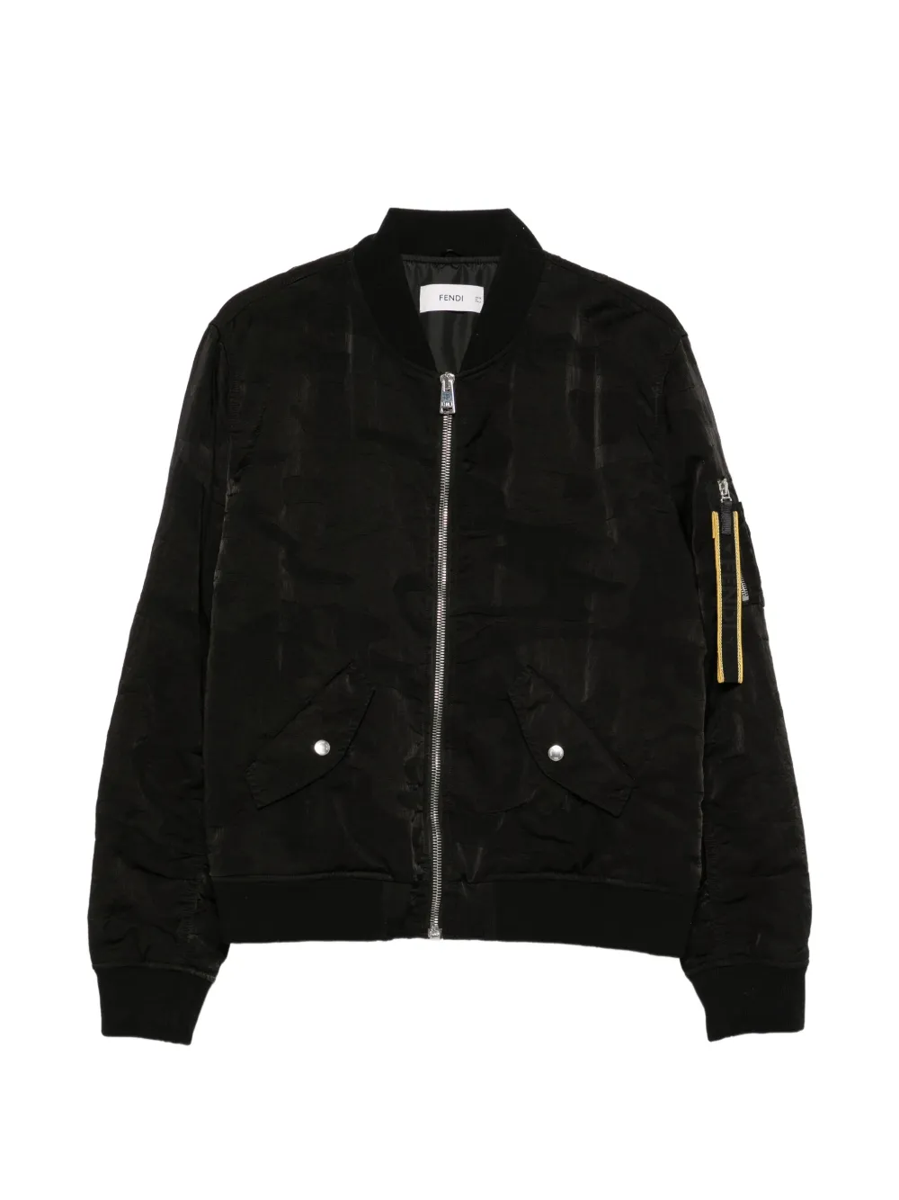 FENDI logo-tape bomber jacket