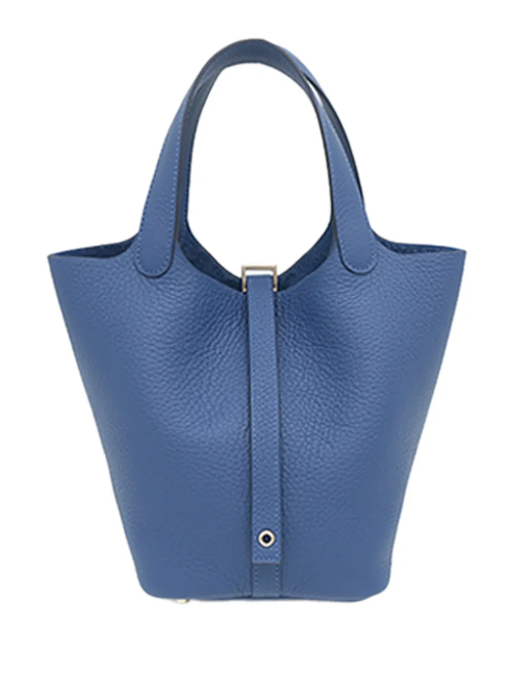 Hermès Pre-Owned Borsa a mano Picotin Lock 18 in pelle Clemence 2025 - Blu