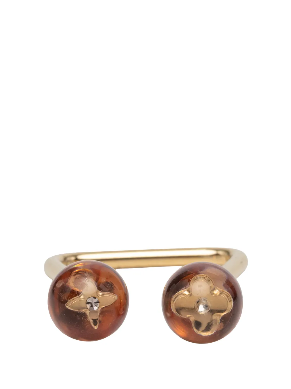 Louis Vuitton Pre-Owned Anello da cocktail 2004 - Oro