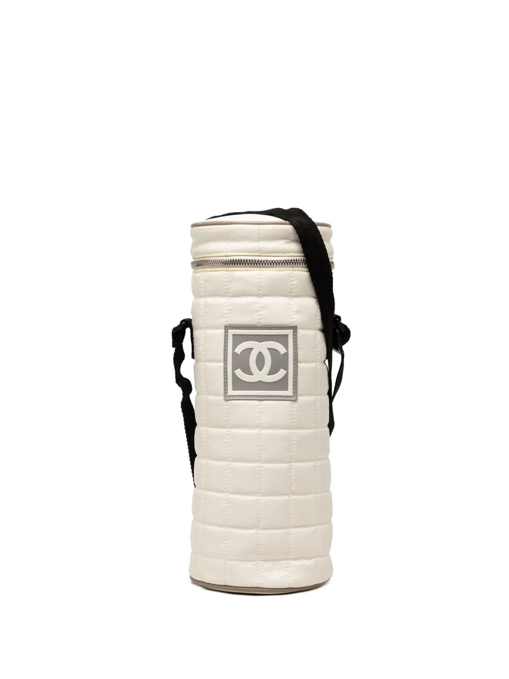 CHANEL Pre-Owned Borsa a tracolla Sport Line Bottle Holder trapuntata 2000-2002 - Bianco