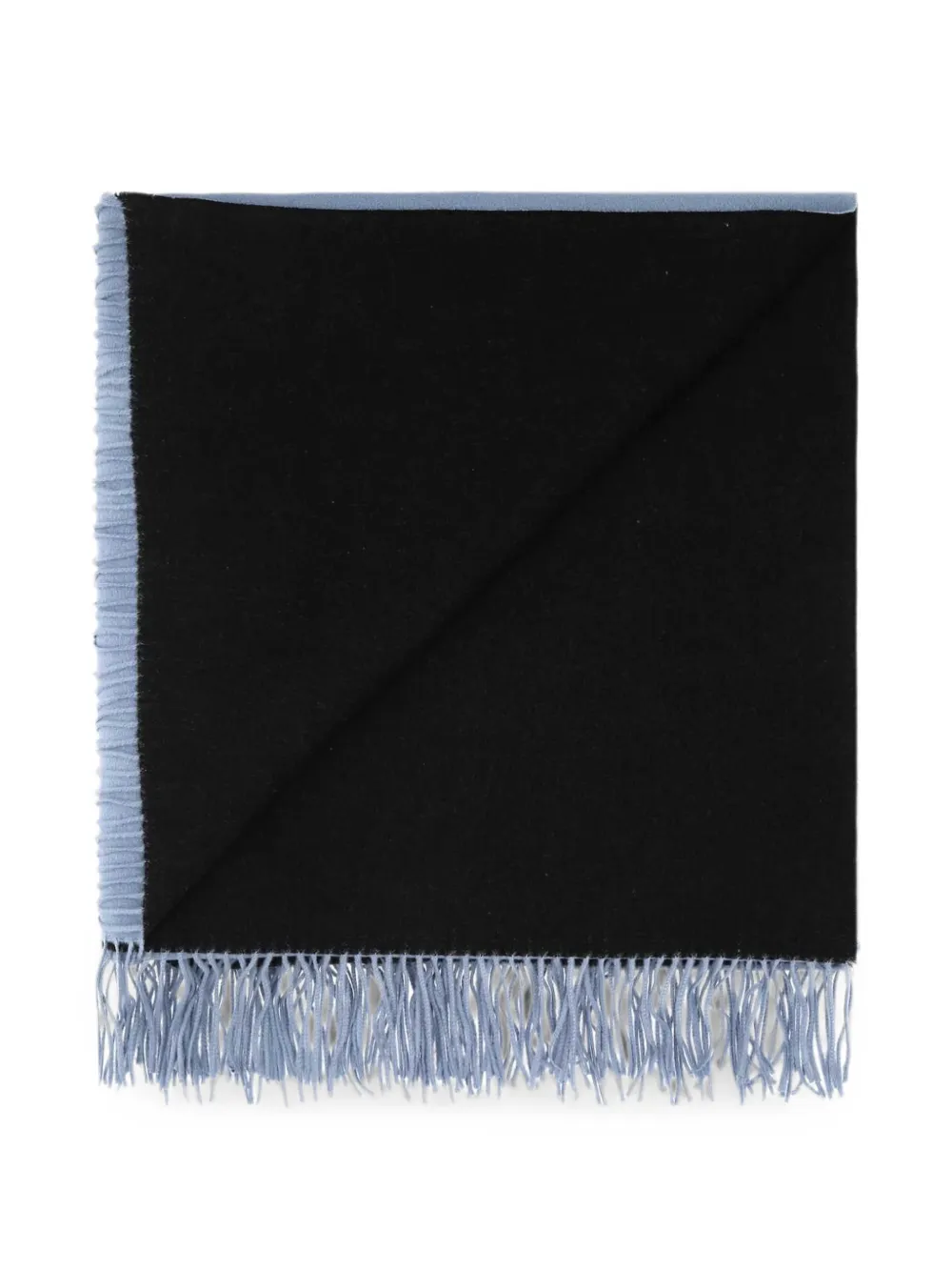  Prada Fringed Cashmere Blanket - Azul 