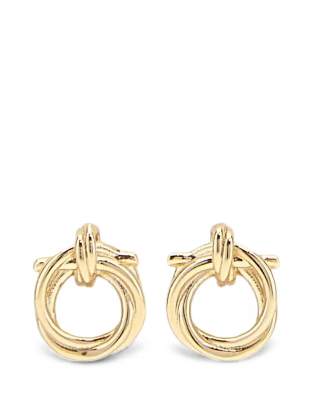 Ferragamo Gancini stud earrings - Oro
