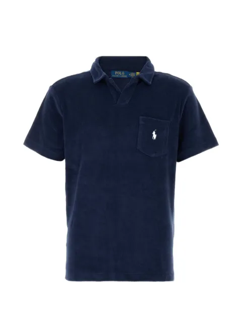Polo Ralph Lauren t-shirt en tissu-éponge à col v