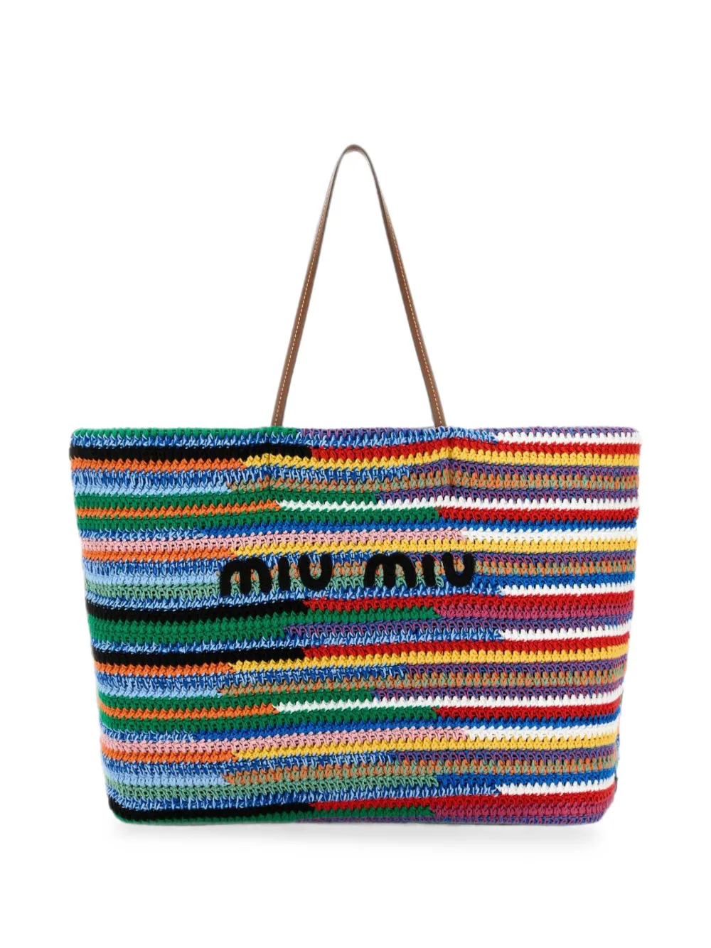 Miu Miu crochet shoulder bag - Blu