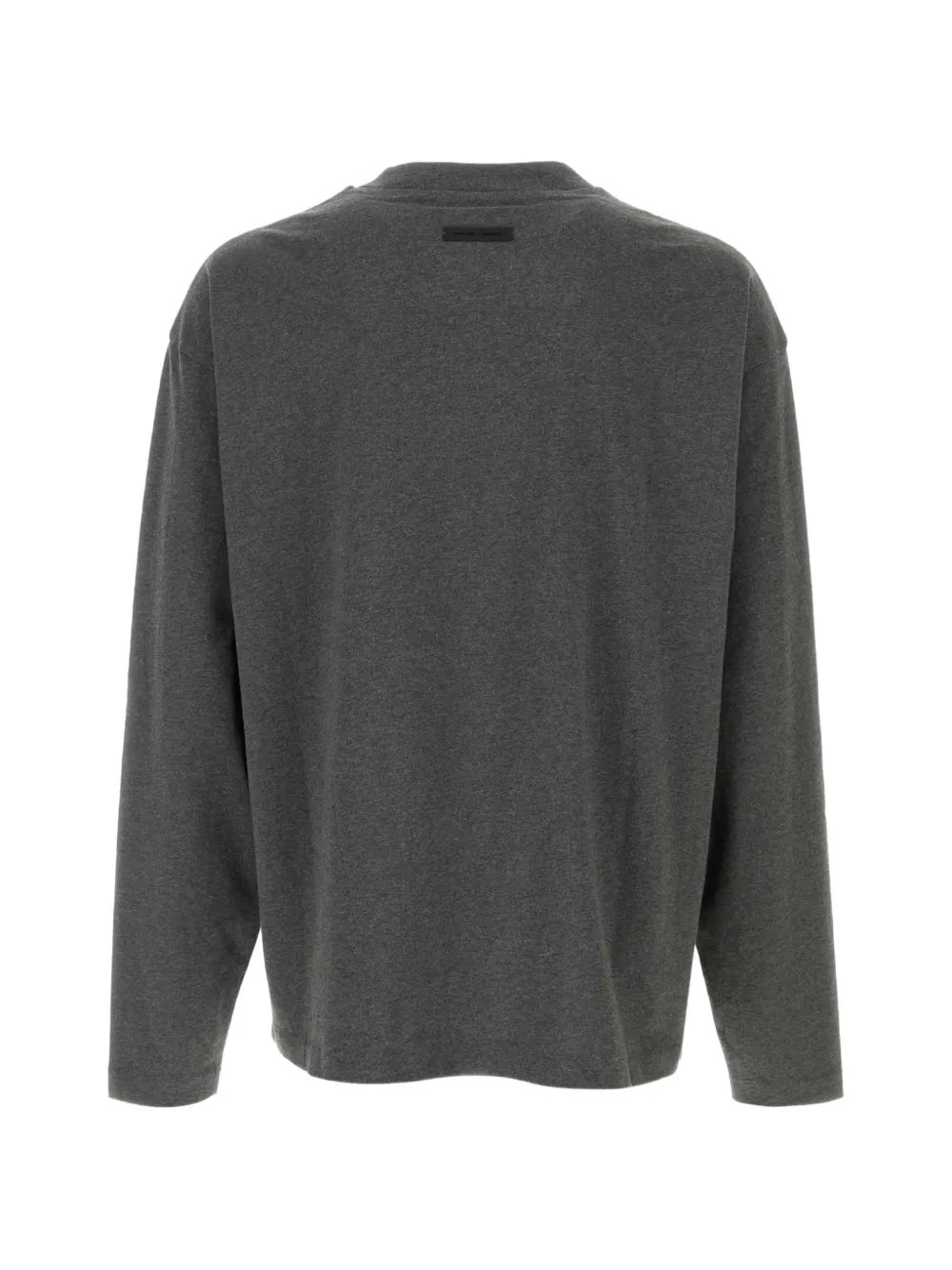FEAR OF GOD ESSENTIALS T-shirt met logopatch en lange mouwen Grijs