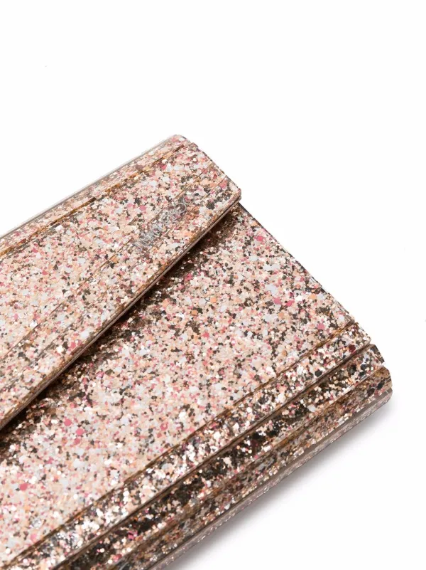 Jimmy Choo Candy グリッター クラッチバッグ | ニュートラル