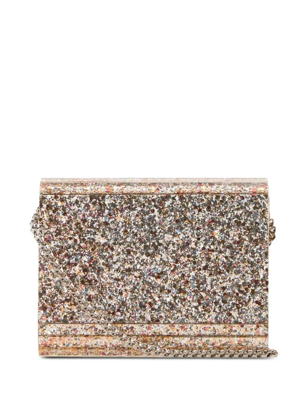 Jimmy Choo Candy グリッター クラッチバッグ | ニュートラル
