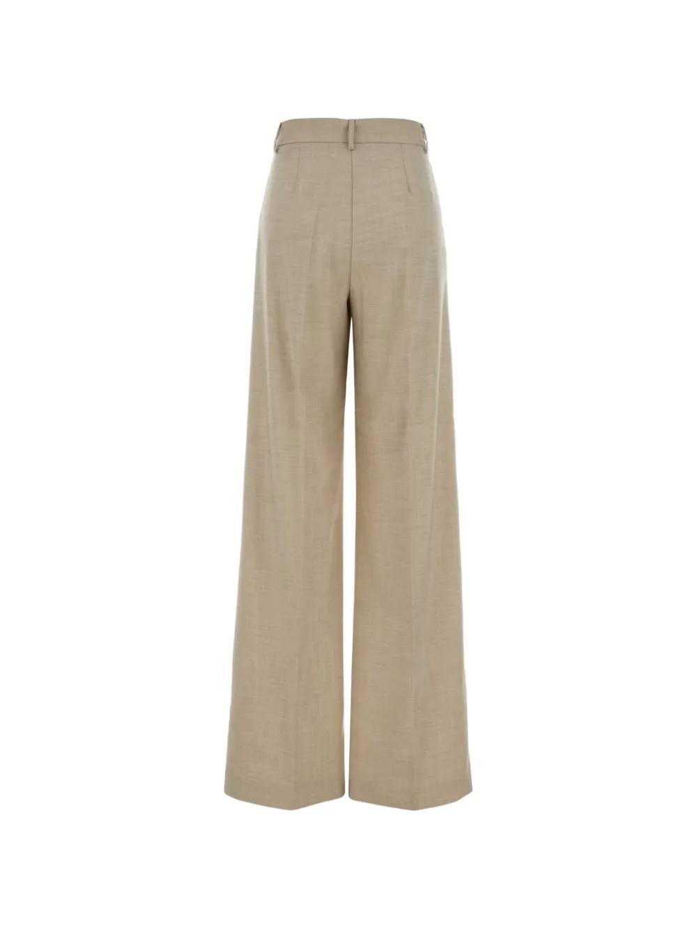 THE ANDAMANE Nathalie broek met wijde pijpen Beige