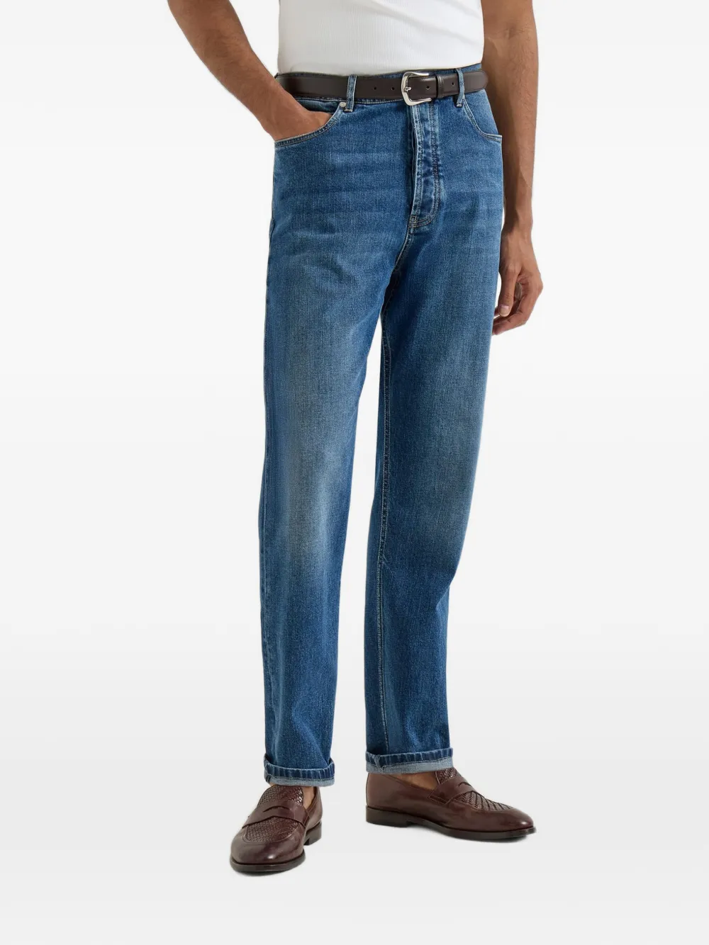 Brunello Cucinelli Straight jeans Blauw