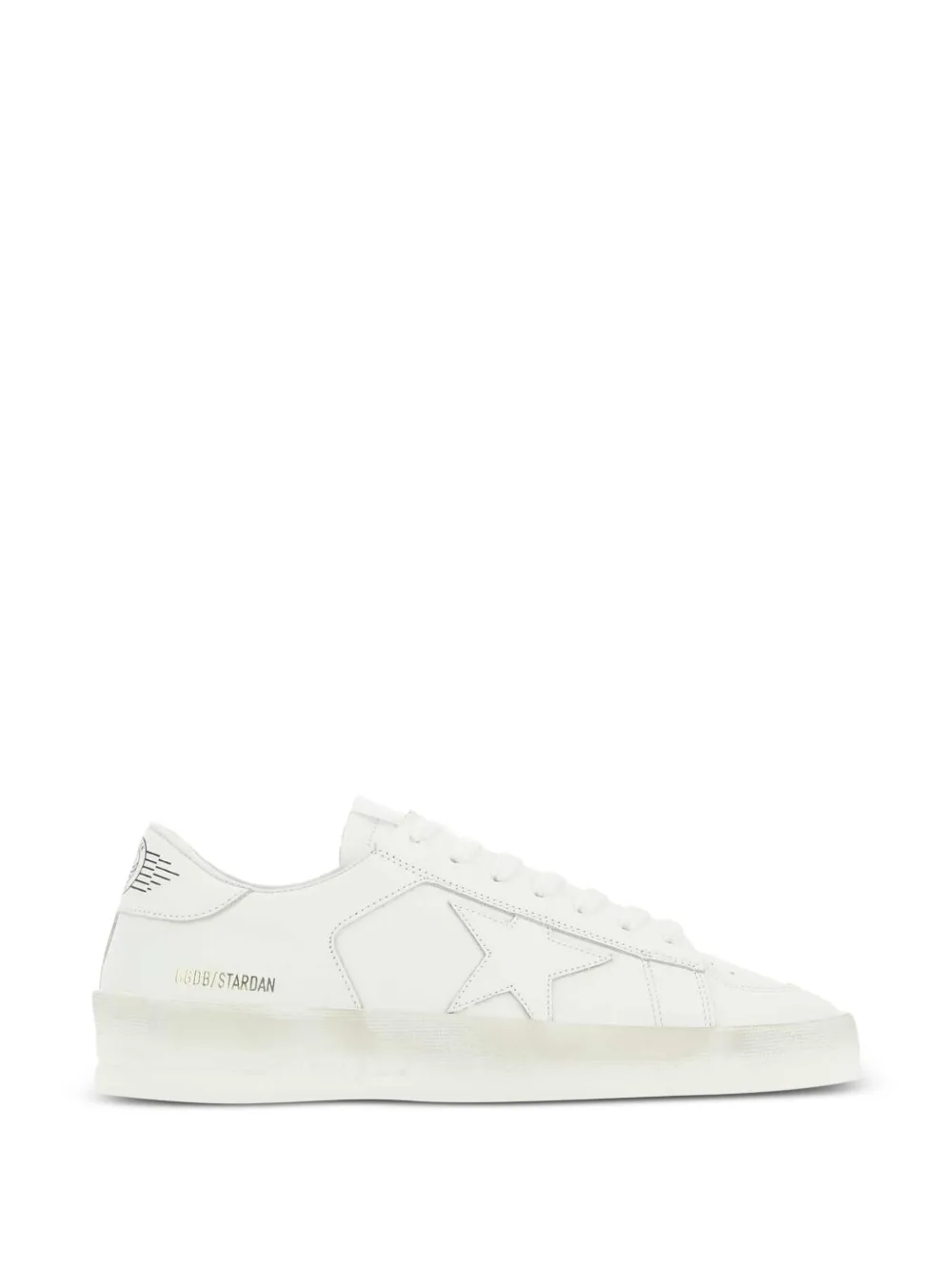 Golden Goose Stardan leather sneakers Wit