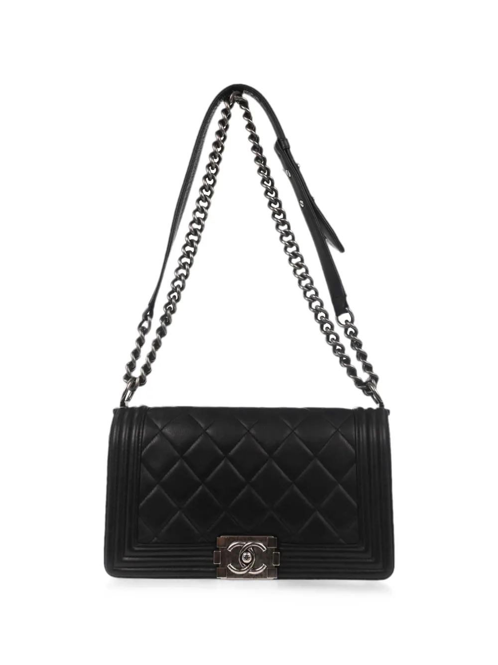 CHANEL Pre-Owned 2014 Boy Chanel shoulder bag - Nero