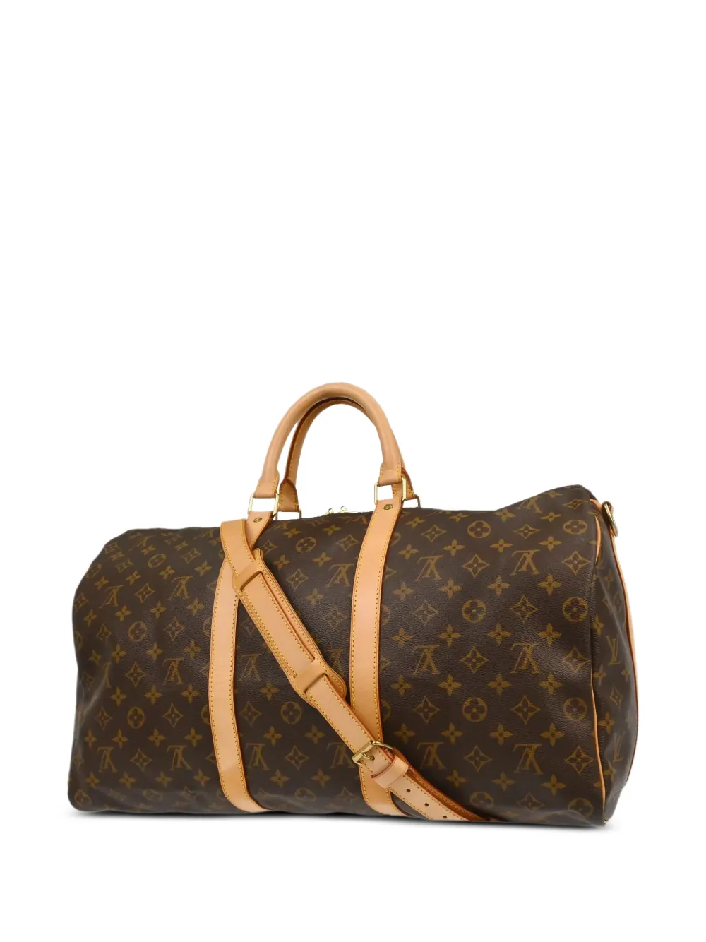 Louis Vuitton Pre-Owned 2003 Monogram Keepall Bandouliere 50 luggage bag - Marrone