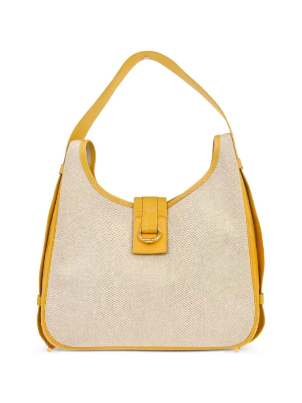 Hermès Pre-owned 1995 Tsako Canvas Shoulder Bag in Neutrals