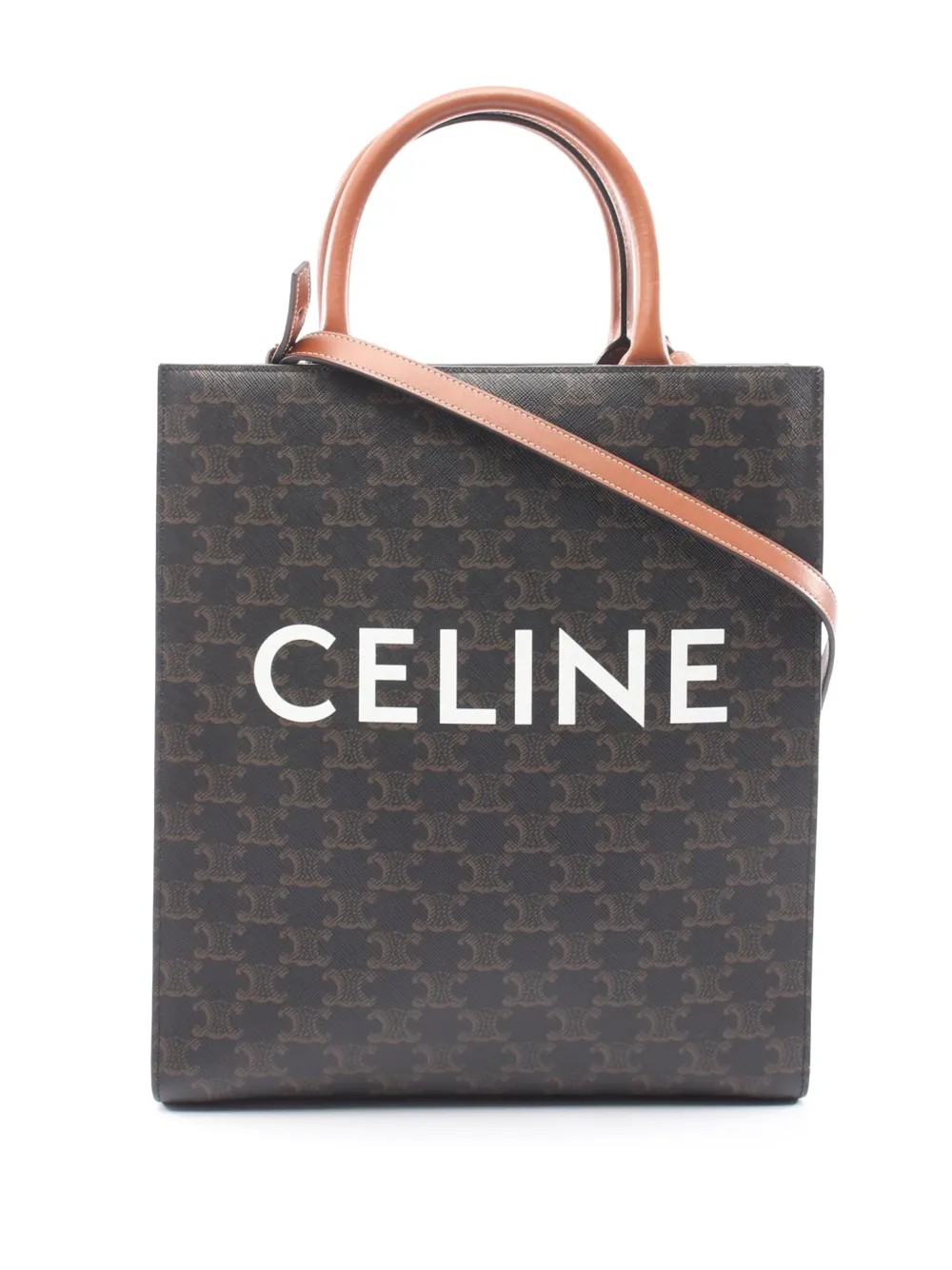 Celine Pre-Owned Borsa tote Triomphe piccola 2010-2026 - Marrone