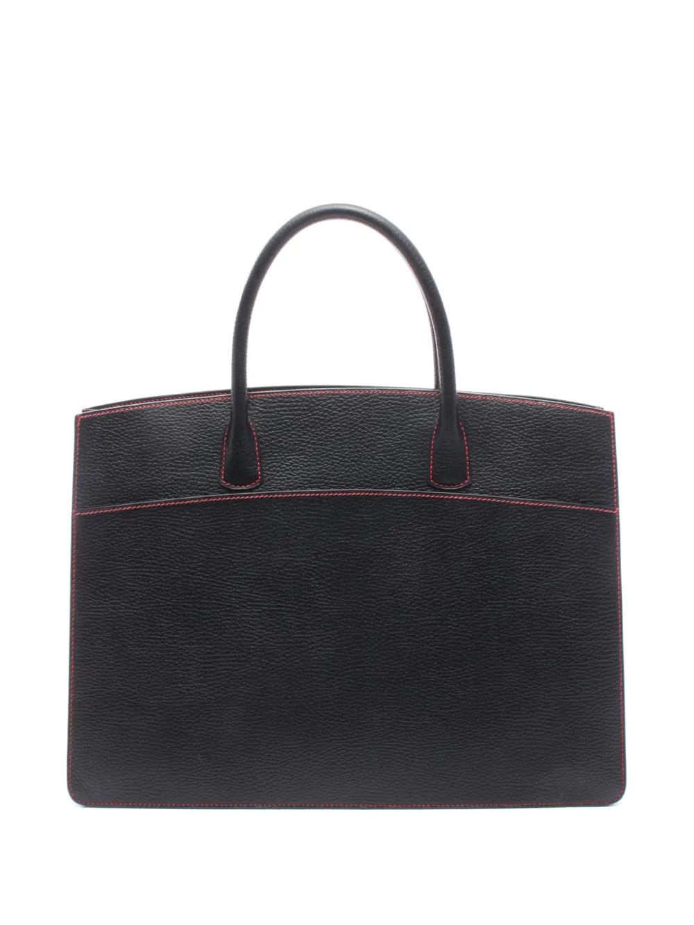 Hermès Pre-Owned Borsa a mano Chèvre de Coromandel Whitebus GM 2002 - Nero