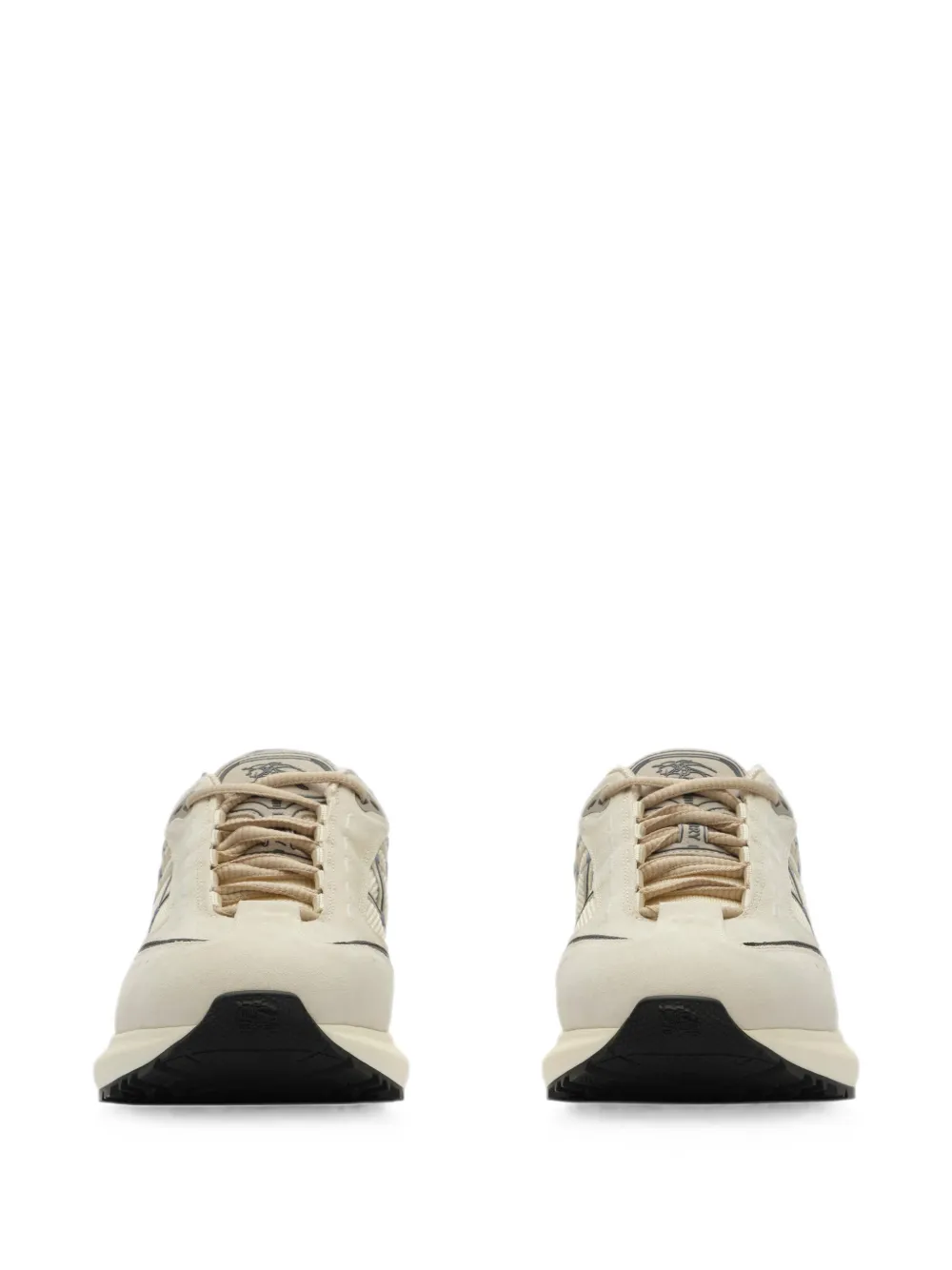 Burberry nylon suede and leather Eclipse sneakers Beige