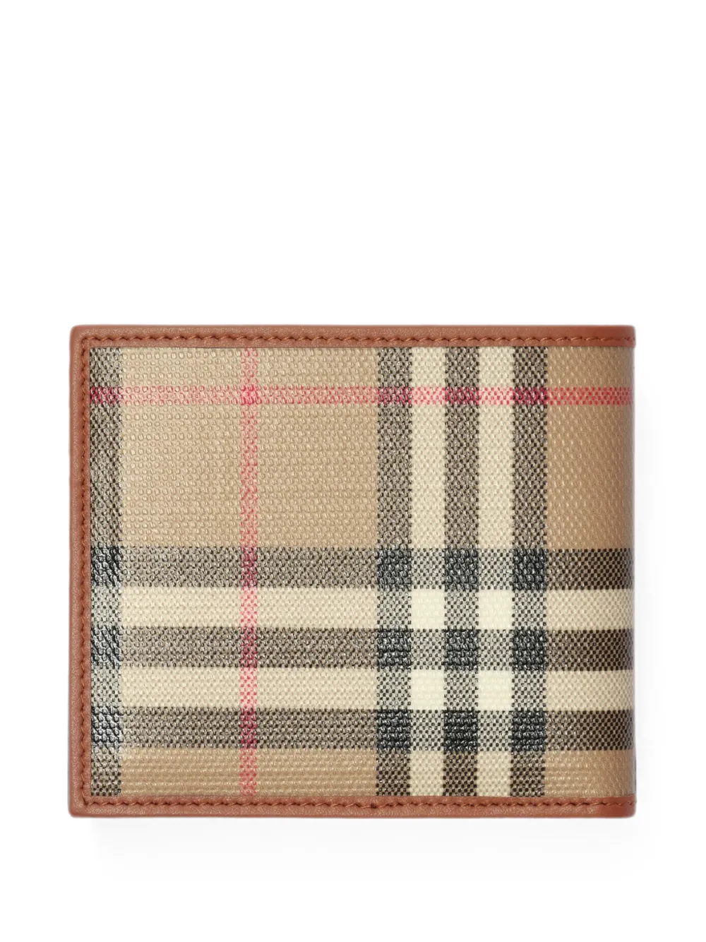 Burberry Geruite portemonnee Beige