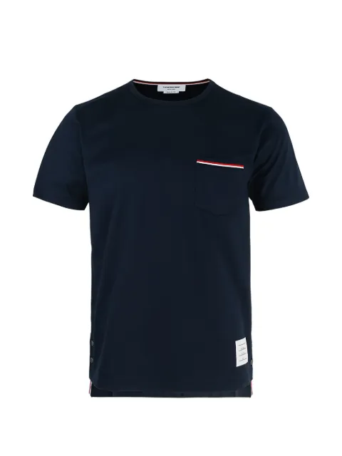 Thom Browne RWB-stripe pocket T-shirt