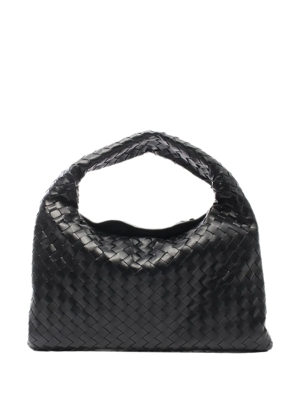 Bottega Veneta Pre-Owned Borsa passepartout Intrecciato Hop piccola in pelle di vitello 2012-2026 - Nero