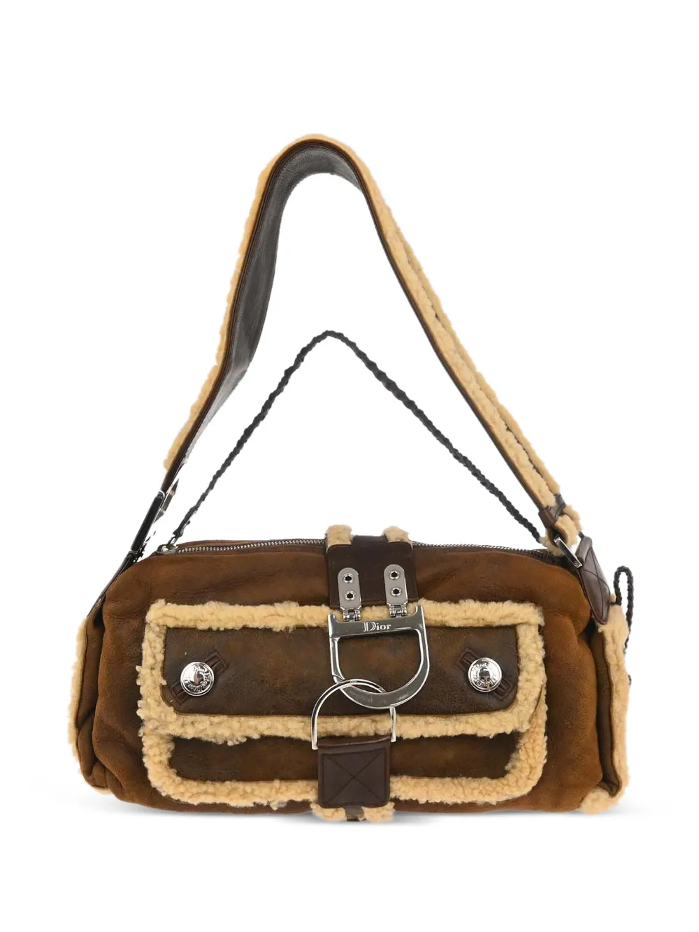 Christian Dior Pre-Owned 2005 Mouton Flight handbag - Marrone