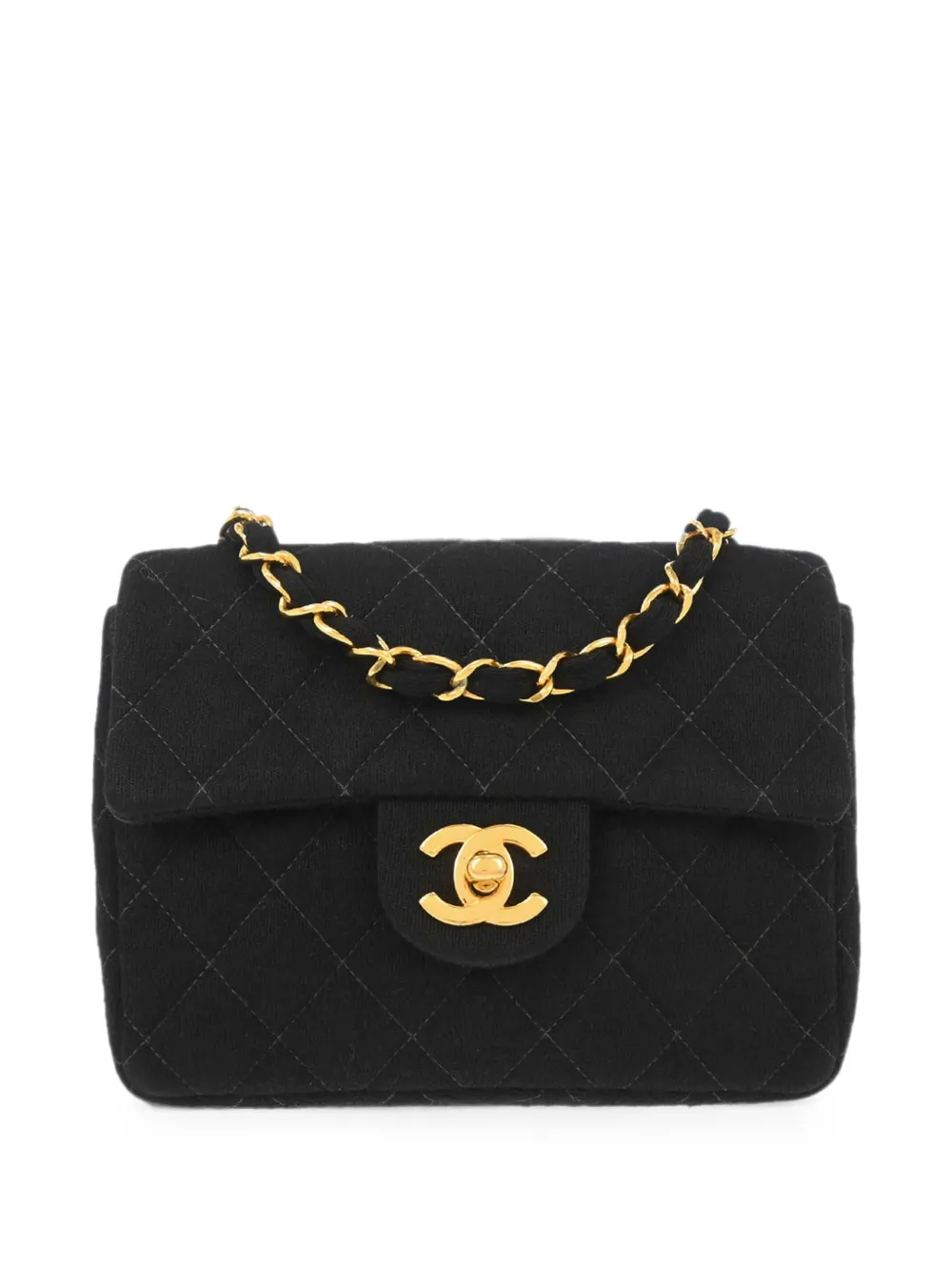 CHANEL Pre-Owned 1985-1990 Mini Classic Square Flap shoulder bag - Nero
