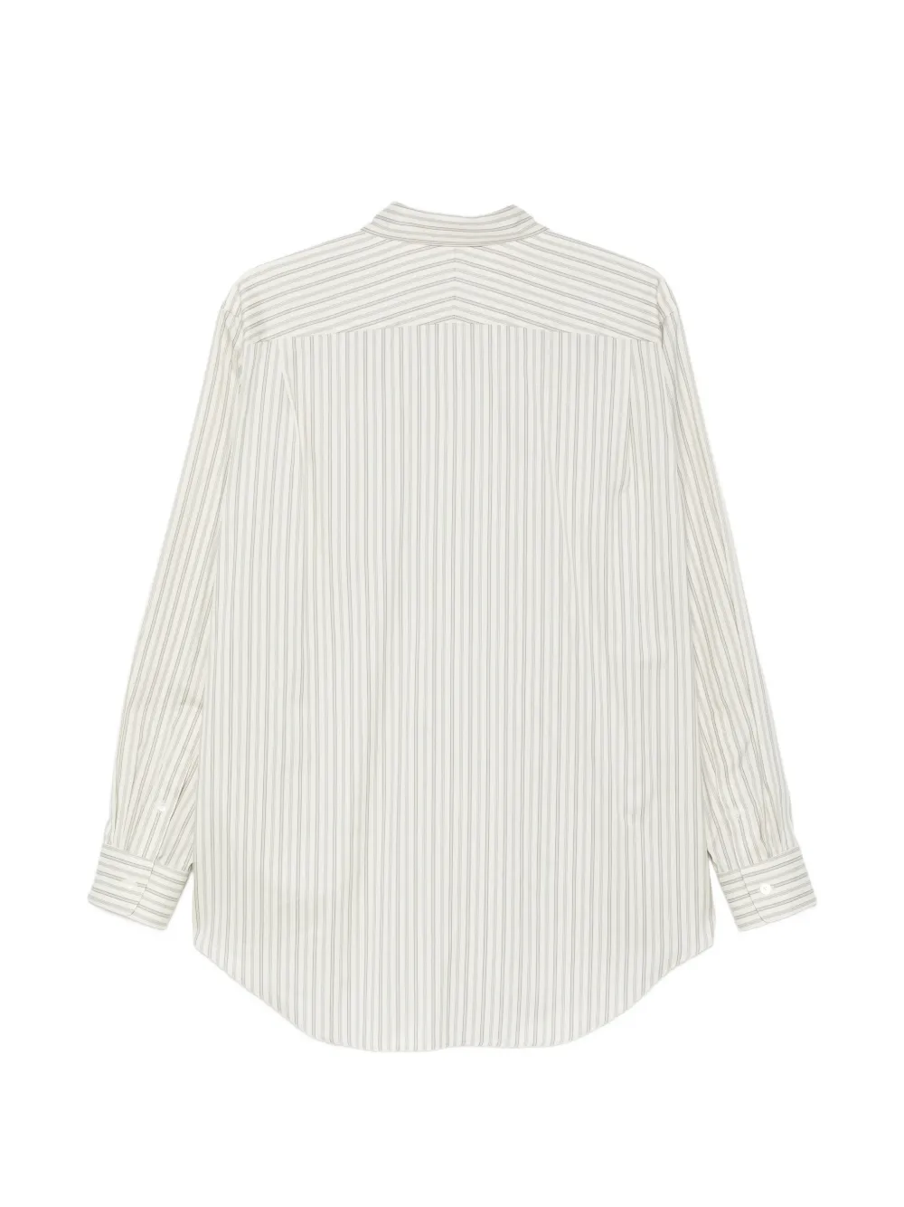 Auralee Striped Long-sleeve Shirt in Neutrals, view 2