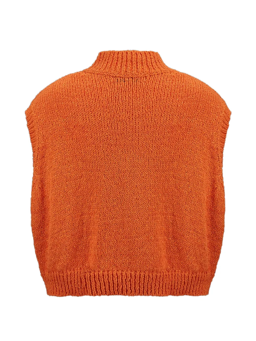 Laminar Gilet met rits Oranje