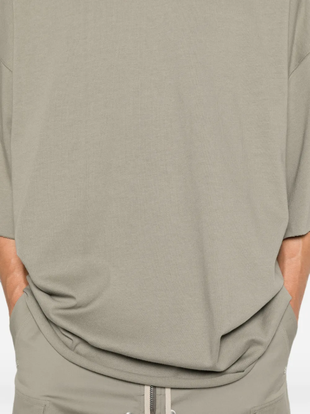 Rick Owens Gerafeld T-shirt Grijs