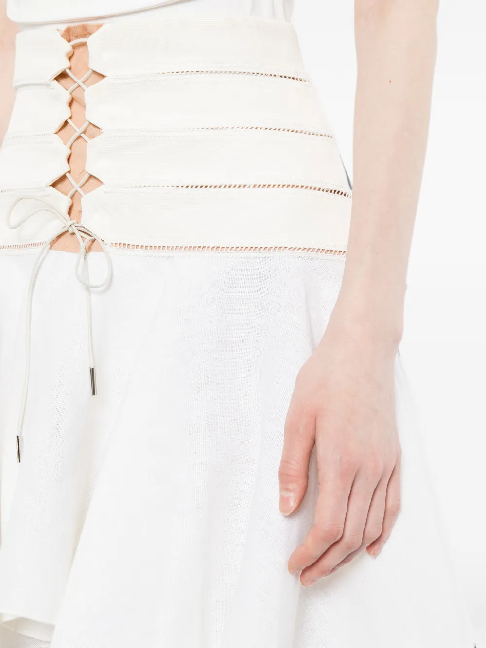 Antonio Berardi Flared rok Beige