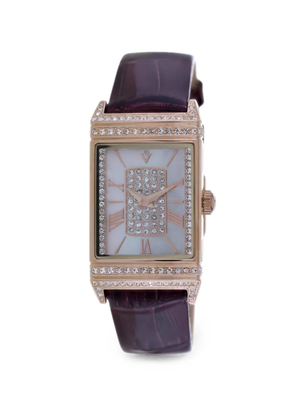 CHRISTIAN VAN SANT Amara crystal-embellished 34mm watch - Rosa
