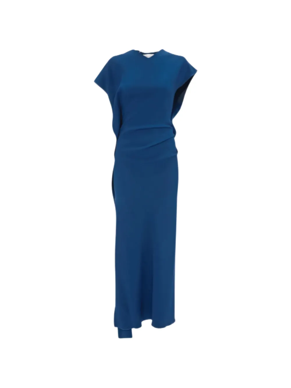 Victoria Beckham Victoria asymmetric midi dress - Blu
