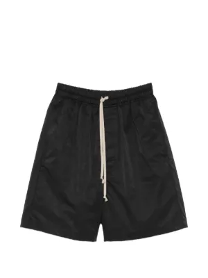 Rick Owens DRKSHDW Bauhaus zip-details Drawstring Shorts | Black
