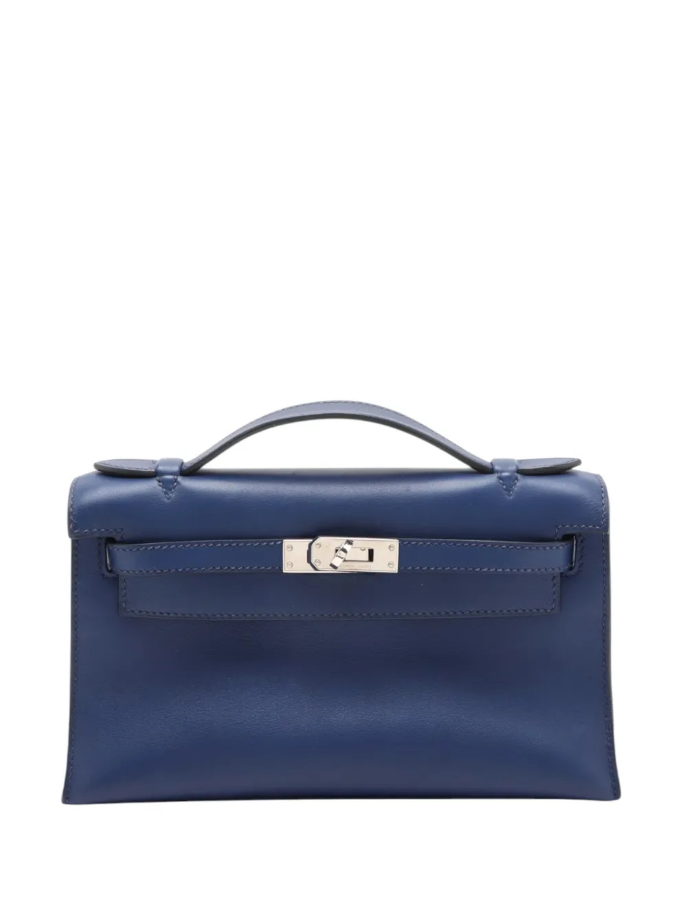 Hermès Pre-Owned 2014 Swift Kelly Pochette Handtasche 22cm - Blau