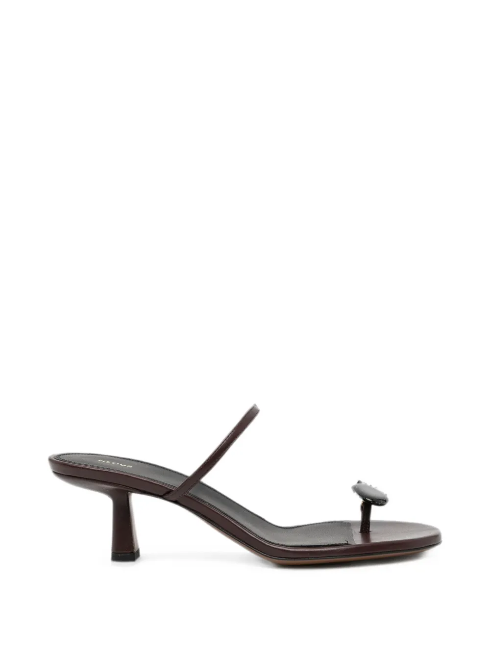 NEOUS pebble-embellished thong sandals - Brown