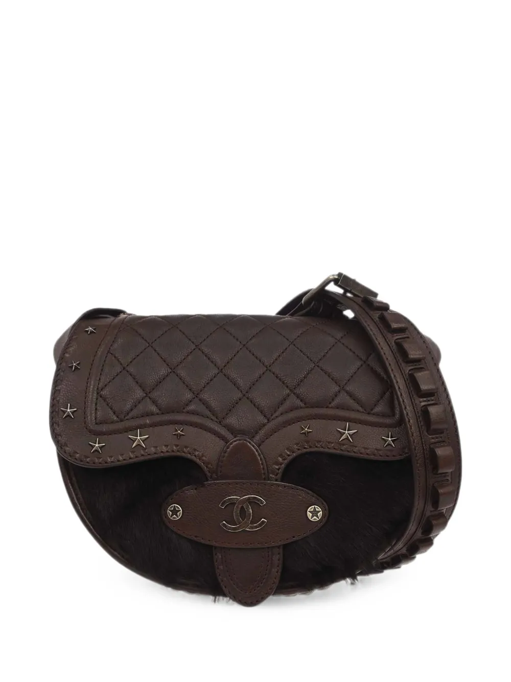 CHANEL Pre-Owned Borsa a spalla Paris-Dallas 2014 - Marrone