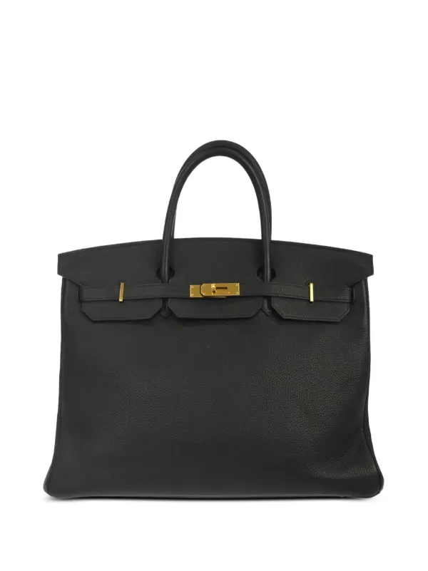 1999 バーキン 40 ハンドバッグ Hermès Pre-Owned 1999 バーキン 40 ハンドバッグ | ブラック