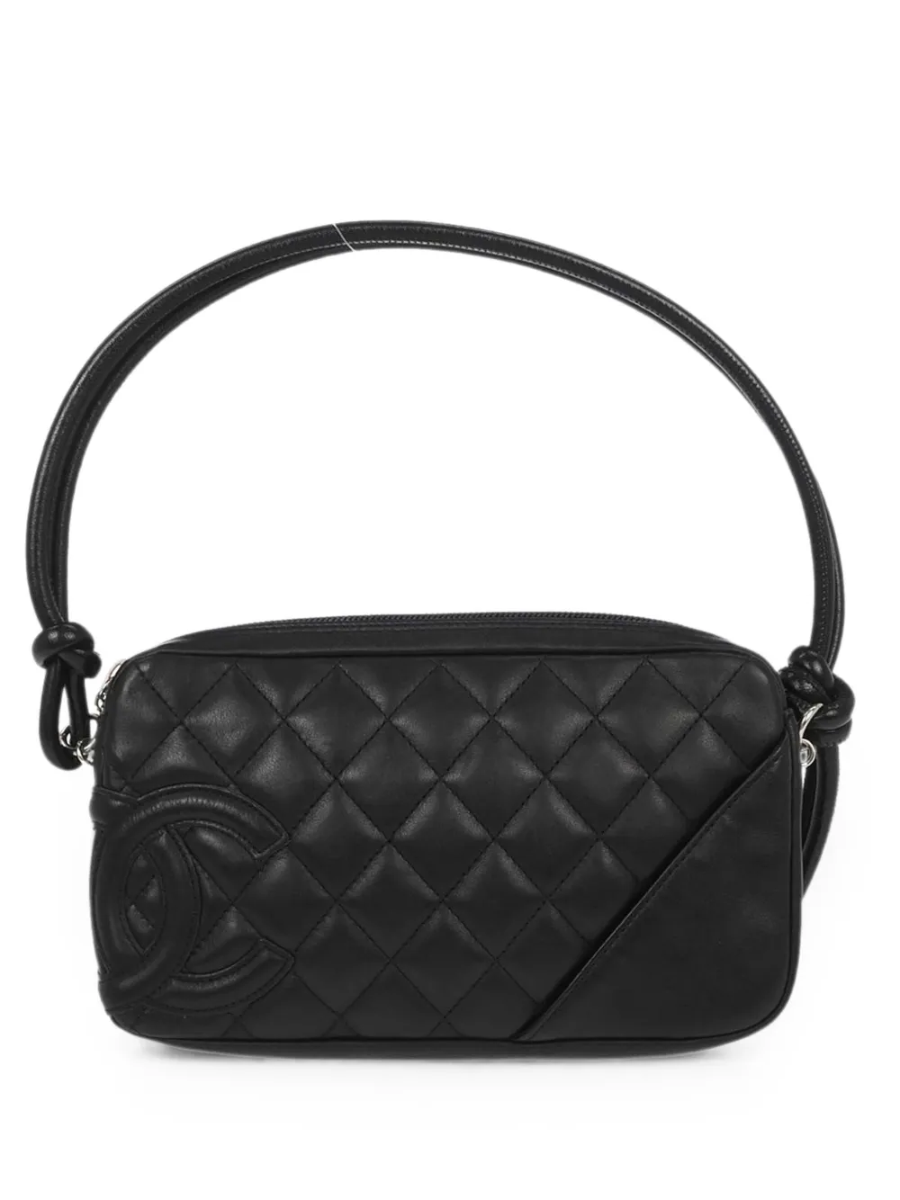 CHANEL Pre-Owned 2003 Cambon quilted shoulder bag - Black