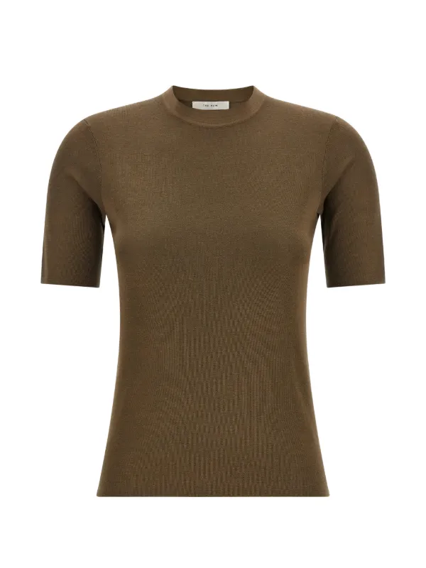 The Row Ozzi Top in Brown