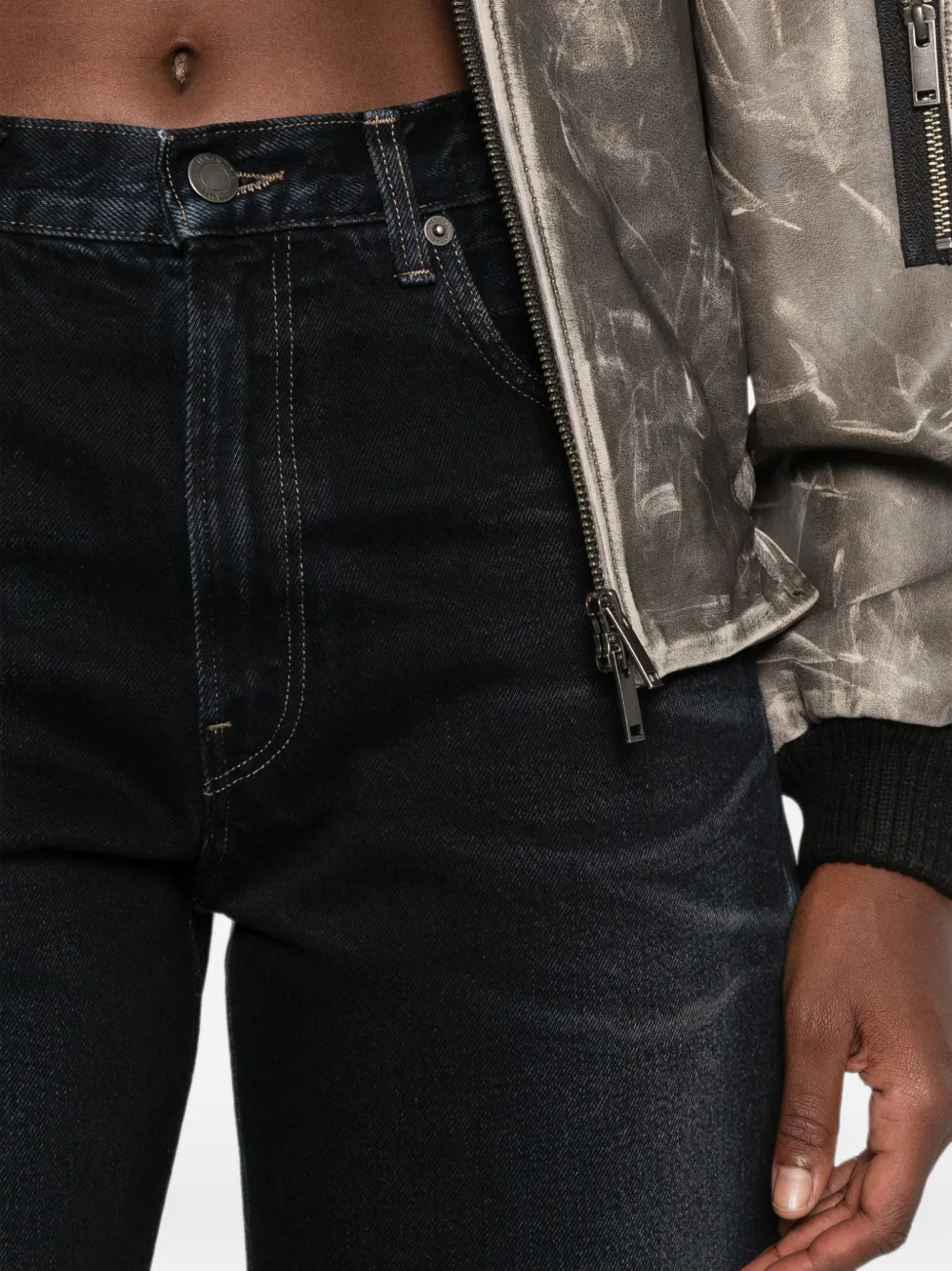 Haikure Jeans met vervaagd effect Blauw