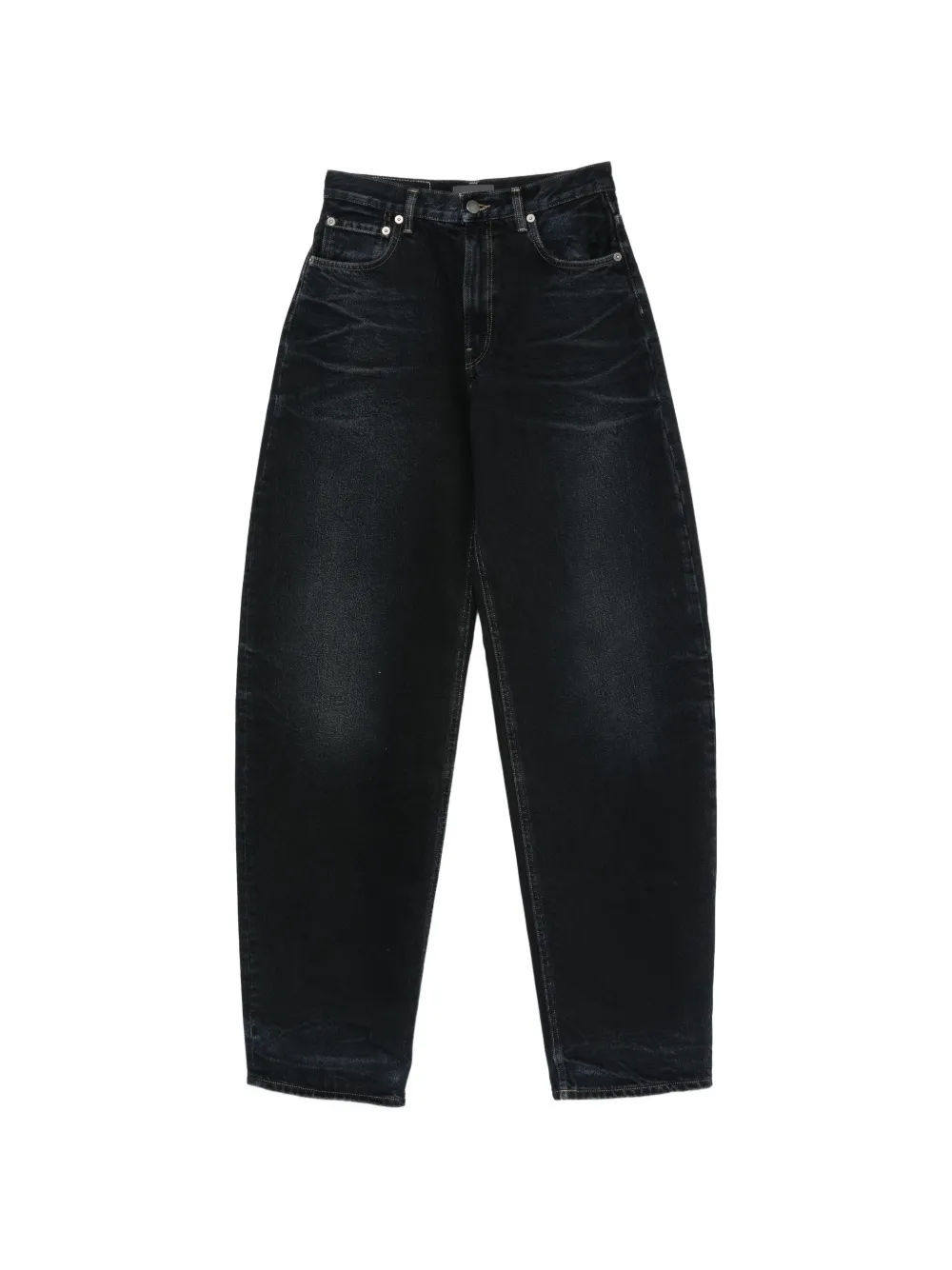 Haikure faded barrel-leg jeans - Blu