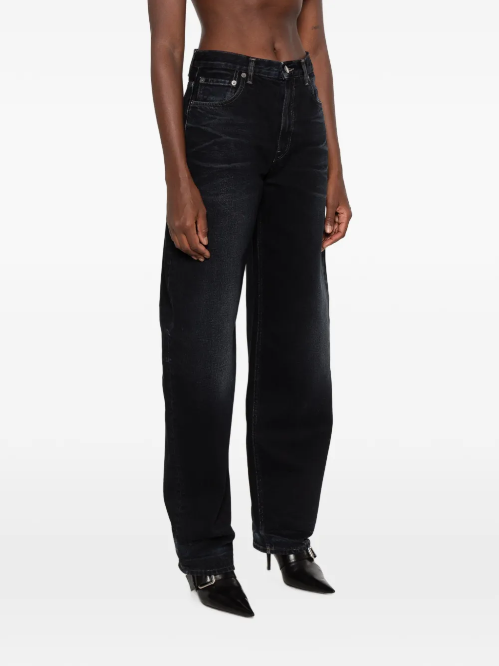 Haikure Jeans met vervaagd effect Blauw